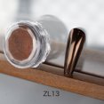 thumbnail image 1 of mtvxesu Nail Powder Maillard Style Coffee Brown Mirror Glitter Effect Chromes Pigment Powder Manicure Tips With Sponge Applicators Sale, 1 of 2
