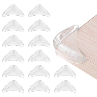 Uxcell Protecteurs d'Angle 24 Pcs Protecteurs d'Angle de Table Garde d'Angle de Meuble et Pare-Chocs de Bords (en Forme de Cerf, Transparent)