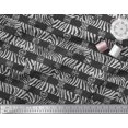 thumbnail image 2 of Soimoi Black Cotton Duck Fabric Stripe & Wild Animal Skin Print Fabric by The Yard 56 Inch Wide, 2 of 3