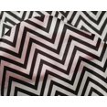 thumbnail image 4 of oneOone Silk Tabby Fabric Chevron Geometric Printed Craft Fabric BTY 42 Inch Wide, 4 of 4