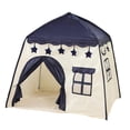 thumbnail image 2 of MERIGLARE Kids Play Tent Playhouse Indoor Indian Playhouse for Parks Daycare Barbecues Navy Stars, 2 of 9