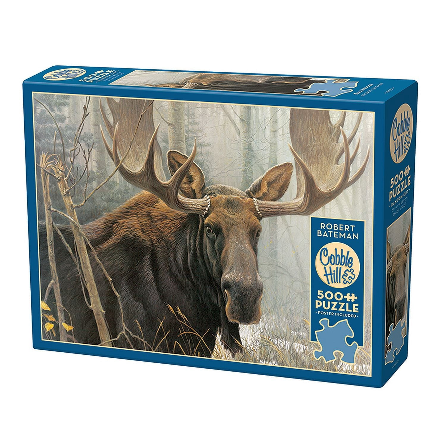 Cobble Hill Jigsaw Puzzle - Bull Moose, 500 Piece Puzzle