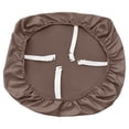 thumbnail image 2 of Qonioi Housse de Chaise Unie Brossée à Haute Élasticité, Housse Extensible en Cuir PU Imperméable et Anti-Huile, Housse de Siège Universelle Durable et Résistante aux Rayures pour Chaise de Salle à Manger et Ottoman, 2 of 7