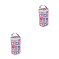 thumbnail image 4 of maskred Convenient Storage Box For Organizing Cereal And Snacks Lightweight And Portable Insulated Lunch Box Thermal Lunch Box Pink Little Whale 2 Insulation Bag 2Set, 4 of 6