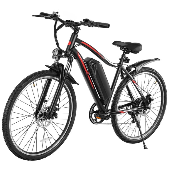 C INVERTER 27.5" Electric Bike for Adults, 500W Motor 48V 624Wh Removable Battery 91km Max Range 32km/h Max Speed Electric Bicycle Mountain Bike E-Bike with Lockable Suspension