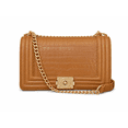 thumbnail image 3 of Stockton Crocodile - Pattern Chain Crossbody Shoulder Bag - Women's Chic Faux Leather Handbag - Espresso, 3 of 8