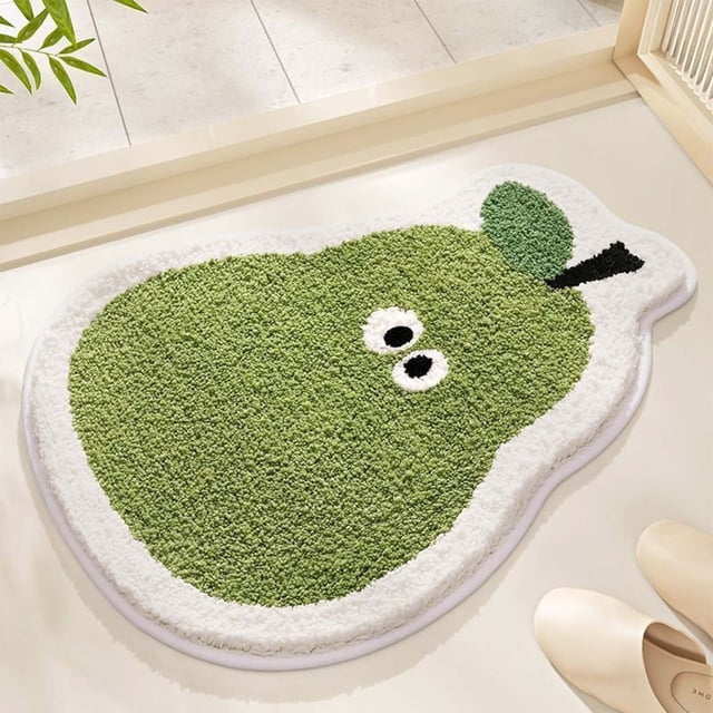 LSLJS Fruit Bath Mat Lovely Bathroom Carpet Especially Absorbent Very Soft and Dry Fast In Children's Room Bathroom Or Other Room Bathroom Rugs