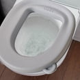 thumbnail image 3 of TIELUTT Toilet Seat Foam Pad All Season Toilet Cover Household Type All Season Universal Clear Bathroom Organizer Paper Towel Holder Bathroom Rugs Set Standing Towel Racks for Bathroom Bathroom Towel, 3 of 5