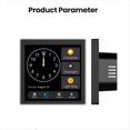 thumbnail image 4 of Tuya T3E Panel Switch Touch Screen Panel EU Smart Control Panel Switch Zigbee Smart Home Wall Push Light Switch,Black,1 * Smart control panel,Black, 4 of 8