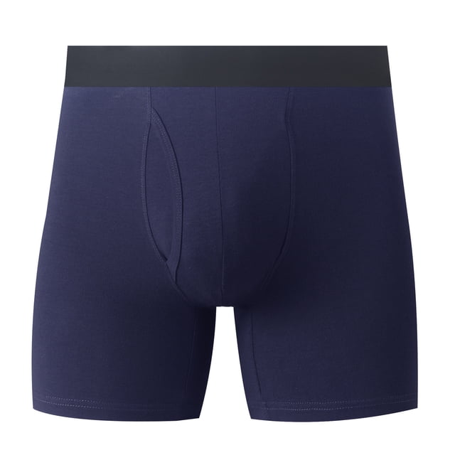 Funicet Mens Boxers Underwear,Mens Boxer Underwear,Mens Cotton Boxers Solid Color Open