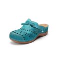 thumbnail image 1 of LUXUR Chaussures pour Femmes à Enfiler Pantoufles Sandales à Plateforme et à Semelle Compensée Sabots Confortables Mules pour Femme Bleu Lac 7, 1 of 2