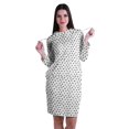 thumbnail image 1 of Moomaya Chandail à Capuchon à Manches Longues Imprimé, Robe T-Shirt en Jersey avec Poches, 1 of 6