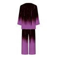 thumbnail image 5 of Ensembles de Gym pour Femmes 2 Pcs Ensemble de Pyjama Confortable à Col Rond et Manches Longues pour Femmes Ensemble de Sport Ensemble de Détente Assorti pour Femmes en Liquidation, 5 of 5