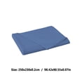 thumbnail image 3 of Bed Sheets, Staron 2026 Double Brushed Polyester Dormitory Bedding, Solid Color Easy Care Queen Size Bed Sheet Set Machine Washable, Blue, 3 of 7