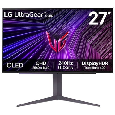 LG UltraGear 27", 2560 x 1440, Black, 27GS93QE-B