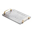 thumbnail image 2 of Decorative Tray Drinks Tea Cups Vanity Tray Entertaining Perfume Candle Tray for 30.5cmx22cmx4.5cm, 2 of 9