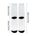 thumbnail image 2 of Stockings Stylish Printed Over The Knee Socks For Casual Everyday Wear With Unique Patterned Design And Fashionable Crew Length Stockings, 2 of 3