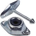 thumbnail image 2 of JR Products 10284 Plunger Door Holder - Straight, 3", 2 of 3