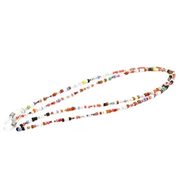 LOVEVER Colorful Beaded Eyeglass Chain Glasses Strap Cords Sunglasses Chains and Straps Eyewear Holder for Women (Random Color)