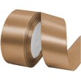 thumbnail image 1 of ORUYROP 1-1/2 Inch Wide Double Face Satin Ribbon-25 Yards，Gift Bag Decoration Wedding Chair Back Handmade Bow (Light Brown), 1 of 7