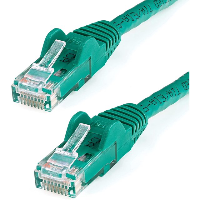 StarTech Câble Ethernet CAT6 9 Pieds - Green CAT 6 Gigabit - 650mhz 100W PoE RJ45 UTP Réseau/cordon de Réparation