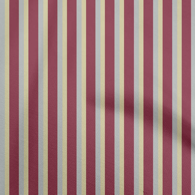 oneOone Cotton Flex Light Pink Fabric Stripes Craft Projects Decor Fabric Printed By The Yard 40 Inch Wide