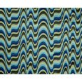 thumbnail image 3 of oneOone Polyester Lycra Fabric Waves Flame Stitch Decor Fabric Printed BTY 56 Inch Wide, 3 of 3