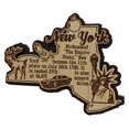 thumbnail image 2 of USA New York State Map Wooden Magnet Souvenir Fridge Magnet Gift, 2 of 5