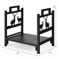 thumbnail image 2 of Gymax 18'' Firewood Log Rack Wood Lumber Storage Holder for Fireplace Stove Fire Pit, 2 of 10