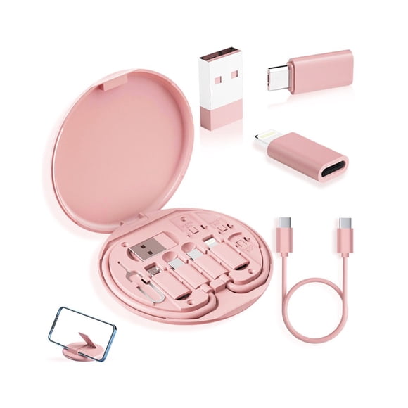 YOPTOP Micro USB Cable Fast Charging Charger USB C to Lightning Adapter Phone Charger USB Cord Pink