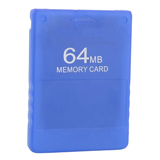 Game Memory Card, Plug and Play 64MB Memory Card for Game Console Blue,Red