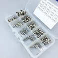 thumbnail image 3 of MasteelfCA 200pcs Stainless Steel Hex Allen Head Socket Set Screw Assortment Kit Socket Set Screw with Internal Hex Drive (Silver), 3 of 8