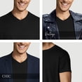 thumbnail image 2 of Men's Graphic T-Shirt V Neck Old School Legend Since 2040, 2 of 7