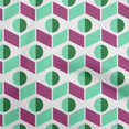 thumbnail image 1 of oneOone Rayon Green Fabric Geometric Fabric For Sewing Printed Craft Fabric By The Yard 56 Inch Wide, 1 of 4