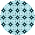 thumbnail image 1 of Ahgly Company Tapis d'Intérieur Lavables en Machine, Ronds, Transitionnels, Verts, 7' Ronds, 1 of 7