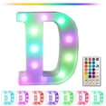 thumbnail image 1 of Vaidha Colorful LED Marquee Letter Lights With Remote 鈥?Party Bar Letters With Lights Decorations For The Home - Multicolor, 1 of 7