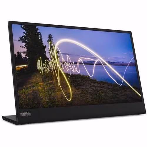 Lenovo ThinkVision M15 16", 1920 x 1080, Raven Black, 62CAUAR1UZ