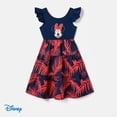thumbnail image 3 of Disney Mickey Minnie Mouse Family Matching Plant Print Cami Dresses and Striped Tee Sets, 3 of 6