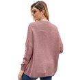 thumbnail image 2 of Femmes devant Ouvert Manches Longues Chunky Cardigan Pulls en Vrac Outwear Coa, 2 of 3