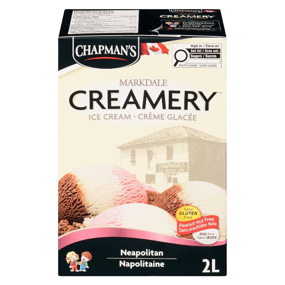 Chapman's Markdale Creamery Crème Glacée Napolitaine 2L