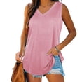 thumbnail image 2 of Birdeem Womens Tank Tops V-Neck Basic Casual Flowy Summer Sleeveless T-Shirt, 2 of 12