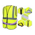 thumbnail image 2 of 2 Pcs Reflective Safety Vest High Visibility 360 Degree Protection Easy Cleaning Lightweight Safety Vest Workwear, 2 of 8