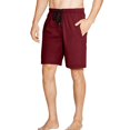 thumbnail image 2 of Hanes Mens Jersey Lounge Drawstring Shorts with Logo Waistband 2-Pack, 4XL, 2 of 2