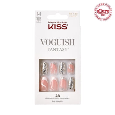 KISS Voguish Fantasy Nails - Fake Nails, Medium