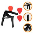 thumbnail image 2 of Guitar Tuning Clip Guitar Capo Universal Metal Capo Multifunctional Turning Capo with Guitar Picks, 2 of 8