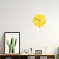 thumbnail image 3 of Horloge Murale Suspendue en Acrylique Motif Fruit Citron Unique et à la Mode, 3 of 8