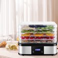 thumbnail image 2 of Costway Food Dehydrator Preserver 5 Tray Fruit Vegetable Dryer Timer, 2 of 10