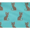 thumbnail image 4 of oneOone Cotton Flex Fabric Cat Ikat Printed Fabric 1 Yard 40 Inch Wide, 4 of 4