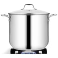 thumbnail image 1 of NutriChef Heavy Duty 12 Qt Stainless Steel Soup Stock Pot w/ Handles & Lid, 1 of 5