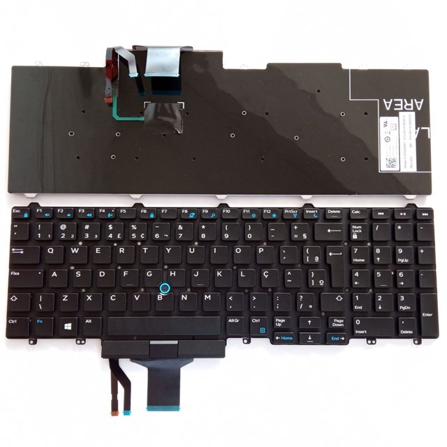 BR/SP Keyboard For Dell Latitude E5550 E5570 E5580 E5590 M3510 M7510 M7720 M7520 3510 7510 7710 7720 7520 3520 P53F Backlight BR NO Backlight
